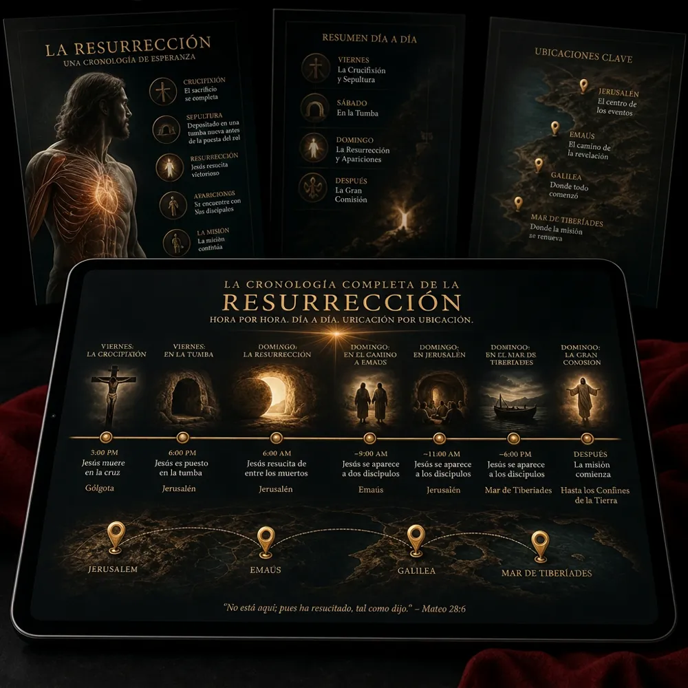 Cronologia completa da ressurreição