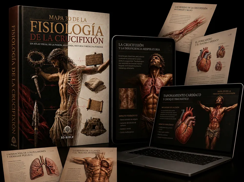 Pacote digital completo do Atlas 3D da Fisiologia da Crucificação