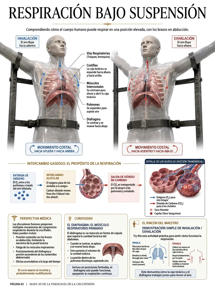 Respirar suspenso — mecânica respiratória